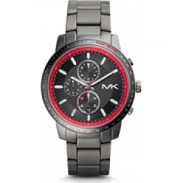 Correa de reloj Michael Kors MK8363 Acero inoxidable Gris antracita 22mm