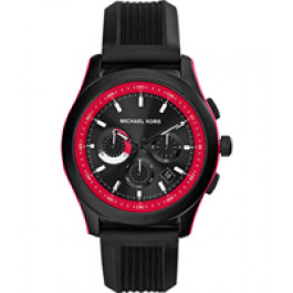 Correa de reloj Michael Kors MK8376 Silicona Negro 22mm