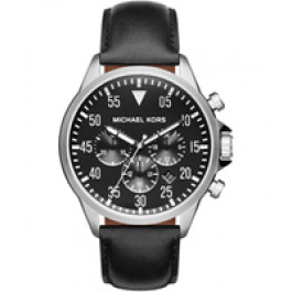 Correa de reloj Michael Kors MK8442 Cuero Negro 22mm