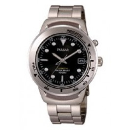 Correa de reloj Pulsar 5M42-OM70 / PUL095P1 Acero Titanio 19mm