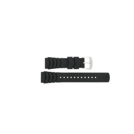 Correa de reloj Pulsar 7S26-X004 / PL4003X1 / PZ040X Caucho Negro 22mm
