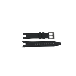 Correa de reloj Seiko 7T62-0LA0 / SNAF25P1 / R02N117W0 Caucho Negro 21mm