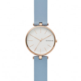 Correa de reloj Skagen SKW2711 Cuero Azul 16mm