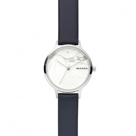 Correa de reloj Skagen SKW2719 Cuero Azul 14mm