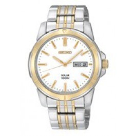 Correa de reloj Seiko SNE094P1 / V158-0AD0 / EE20J04 Acero Bicolor 20mm