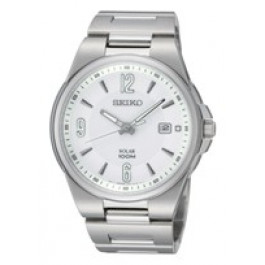 Correa de reloj Seiko V157-0AL0 / SNE209P1 Acero 12mm