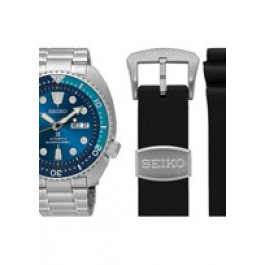 Correa de reloj Seiko 4R36-06A0.SRPB11K1 Caucho Negro 22mm