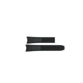 Correa de reloj Raymond Weil SU2201-2760-18 / 2780-TIR-60001 Caucho Negro 22mm