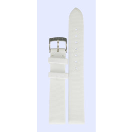 Correa de reloj Tissot T603026948 Cuero/Plástico Blanco 15mm