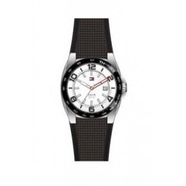 Correa de reloj Tommy Hilfiger TH-200-1-27-1353 / 200-1-27-1353 / TH679301523 Caucho Negro 20mm