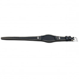 Correa de reloj Universal UH19 Cuero Azul 22mm