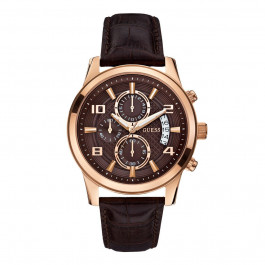 Correa de reloj Guess W0076G4 Cuero Marrón 22mm