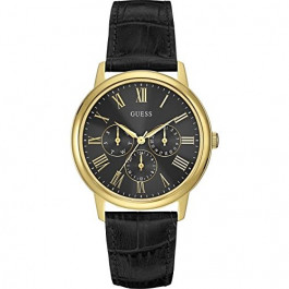 Correa de reloj Guess W0496G5 Cuero Negro 20mm