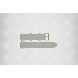 Correa de reloj Guess W0564L1 / Jet Setter Caucho Blanco 18mm