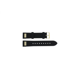 Correa de reloj Guess W1160L1 / Lady Frontier Caucho Negro 20mm