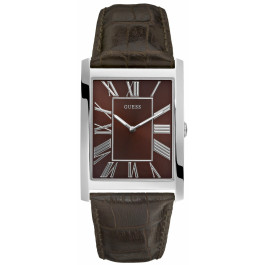 Correa de reloj Guess Guess W65016G2 Piel de cocodrilo Marrón 23mm