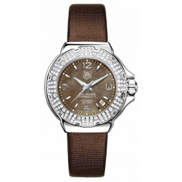 Correa de reloj Tag Heuer FC6221 Cuero Marrón 17mm