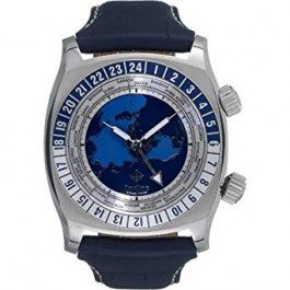 Correa de reloj Zodiac ZO7000 Cuero Azul 28mm