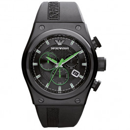 Correa de reloj Armani AR6106 Caucho Negro 28mm
