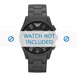 Correa de reloj Armani AR1457 Cerámica Negro 23mm