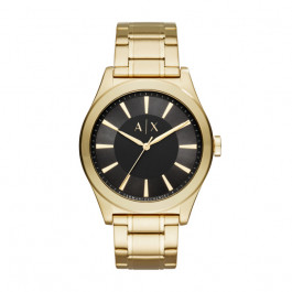 Armani Exchange correa de reloj AX2328 Acero inoxidable Chapado en oro 22mm