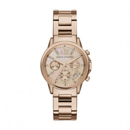 Armani Exchange correa de reloj AX4326 Acero inoxidable Rosa 18mm