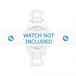 Correa de reloj Burberry BU9080 Cerámica Blanco 20mm