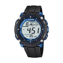 Correa de reloj Calypso K5820 / K5820-2 / K5820-3 / K5820-4 Caucho Negro 24mm