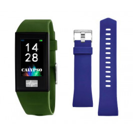 Correa de reloj Reloj inteligente Calypso K8500-8 Plástico Azul 13mm