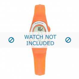 Calypso correa de reloj K6018-A Caucho Naranja