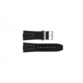 Davis correa de reloj BB0583 Piel Negro 30mm 