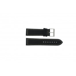Correa de reloj Davis BB0450 / BB0454 Cuero Negro 24mm