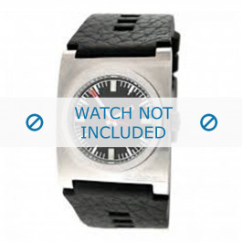 Diesel correa de reloj DZ2107 Cuero Negro
