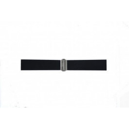 Correa de reloj Davis BB0881 Caucho Negro 22mm
