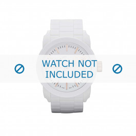 Correa de reloj Diesel DZ1572 Caucho Blanco 24mm