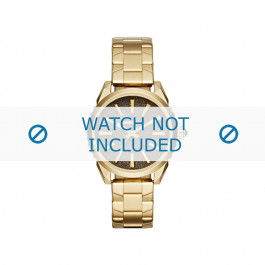 Diesel correa de reloj DZ5474 Metal Chapado en oro 18mm