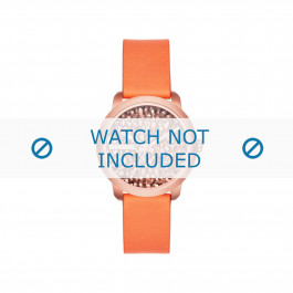 Diesel correa de reloj DZ5552 Cuero Naranja