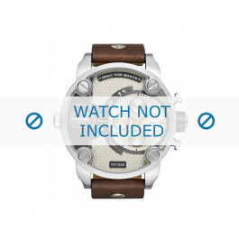 Correa de reloj Diesel DZ7335 Cuero Marrón oscuro 24mm