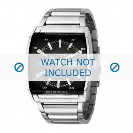 Diesel correa de reloj DZ1252  Acero inoxidable Plateado 34mm