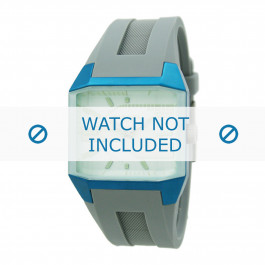 Diesel correa de reloj DZ1387 Silicona Gris  20mm