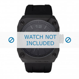 Correa de reloj Diesel DZ1433 Silicona Negro 30mm
