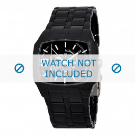 Diesel correa de reloj DZ1549 Plástico Negro 21mm