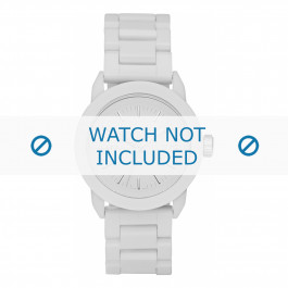 Diesel correa de reloj DZ5262 Silicona Blanco 20mm