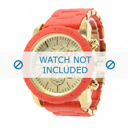 Diesel correa de reloj DZ5305 Acero inoxidable Naranja 22mm