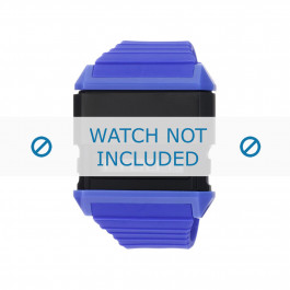 Diesel correa de reloj DZ7199 Silicona Púrpura 30mm