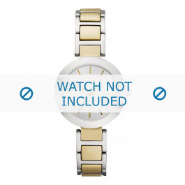 DKNY correa de reloj NY8747 Acero inoxidable Dorado 28mm