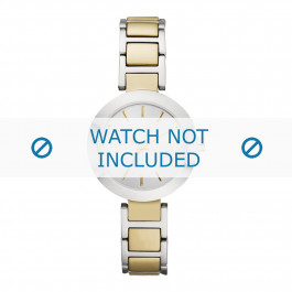 DKNY correa de reloj NY2401 Metal Dorado 12mm