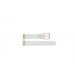 Correa de reloj DKNY NY8516 Cuero Blanco 18mm