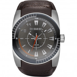 Diesel correa de reloj DZ1368 Cuero Marrón 28mm + costura marrón