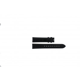 Esprit correa de reloj ES-101802-40 Cuero Negro 18mm + costura negro